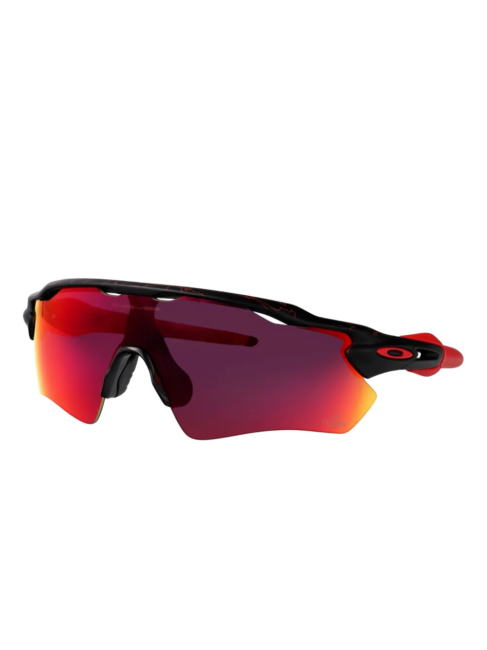 Oakley Radar Ev Path geometric-frame sunglasses Zwart