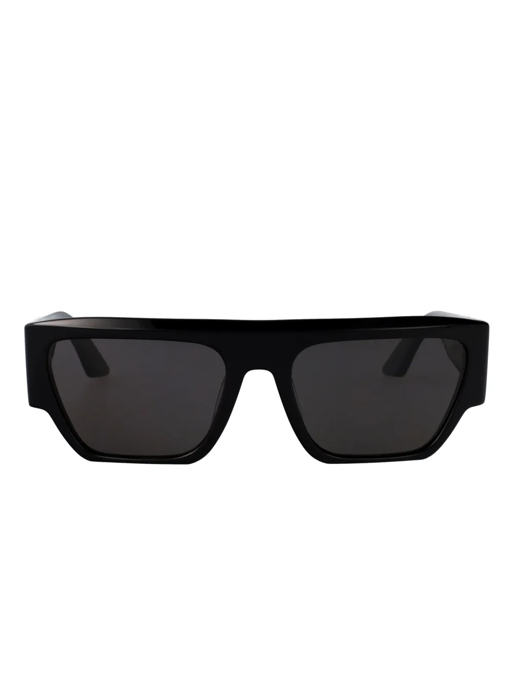 GCDS rectangle-frame sunglasses Zwart