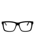 GCDS rectangle-frame glasses - Black