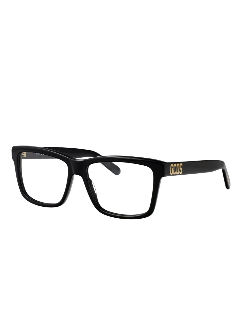 GCDS rectangle-frame glasses Zwart