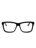 GCDS rectangle-frame glasses - Black