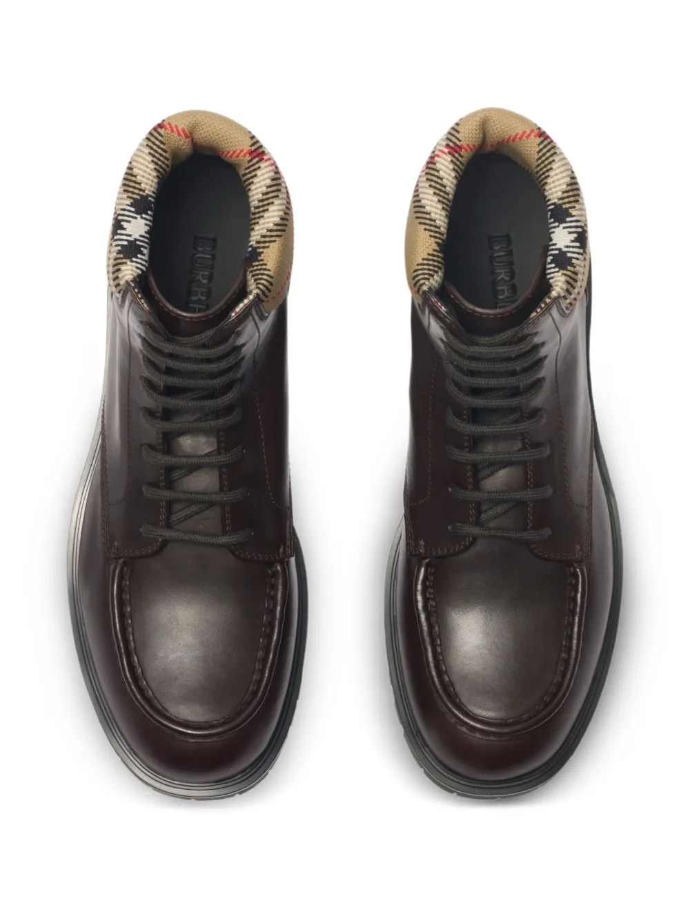 Burberry Combat Rogue leren laarzen Bruin