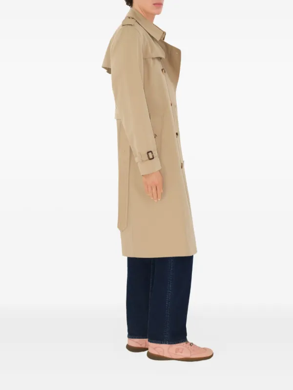 Burberry ダブルブレスト トレンチコート | ニュートラル | FARFETCH JP