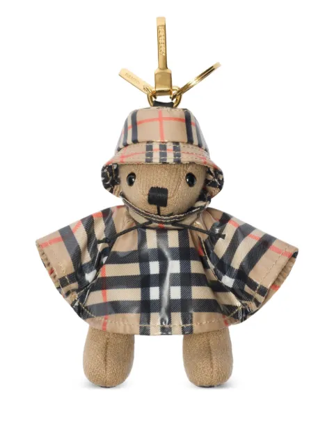 Burberry Thomas Bear check-pattern keyring