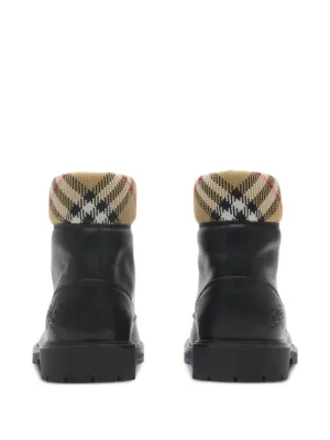 Burberry Shearling Lined Burberry Winter Boots Men Burberry Boots