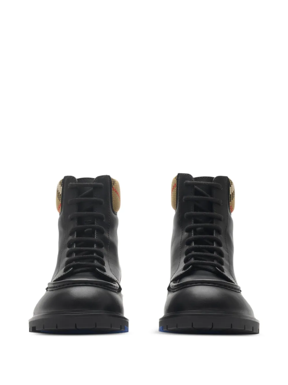 Burberry Combat Rogue leather boots Brown