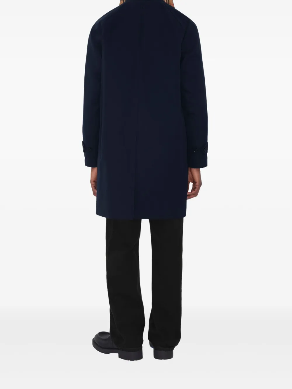 Burberry Camden jas met raglan mouwen Blauw