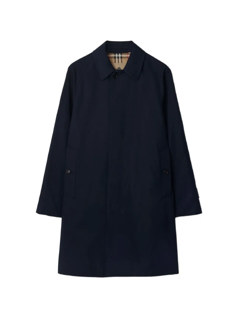 Burberry Camden raglan-sleeve coat - Blu