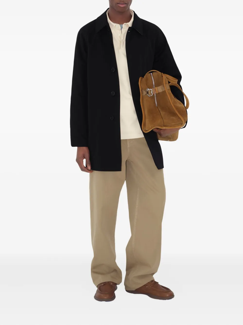 Burberry raglan-sleeve button trench coat | Trench Coats  | Image 2