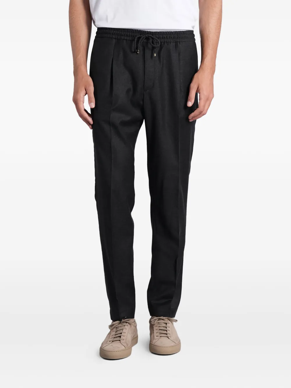 Briglia 1949 drawstring pleated trousers | Grey | Image 1