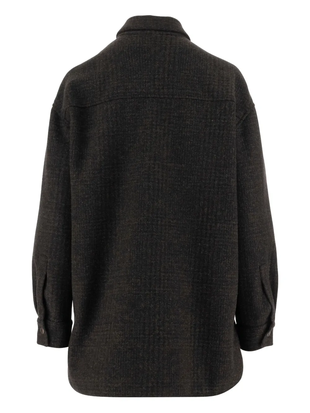 F.It button-fastening flap-pocket shirt | Oversized Jackets | Image 2
