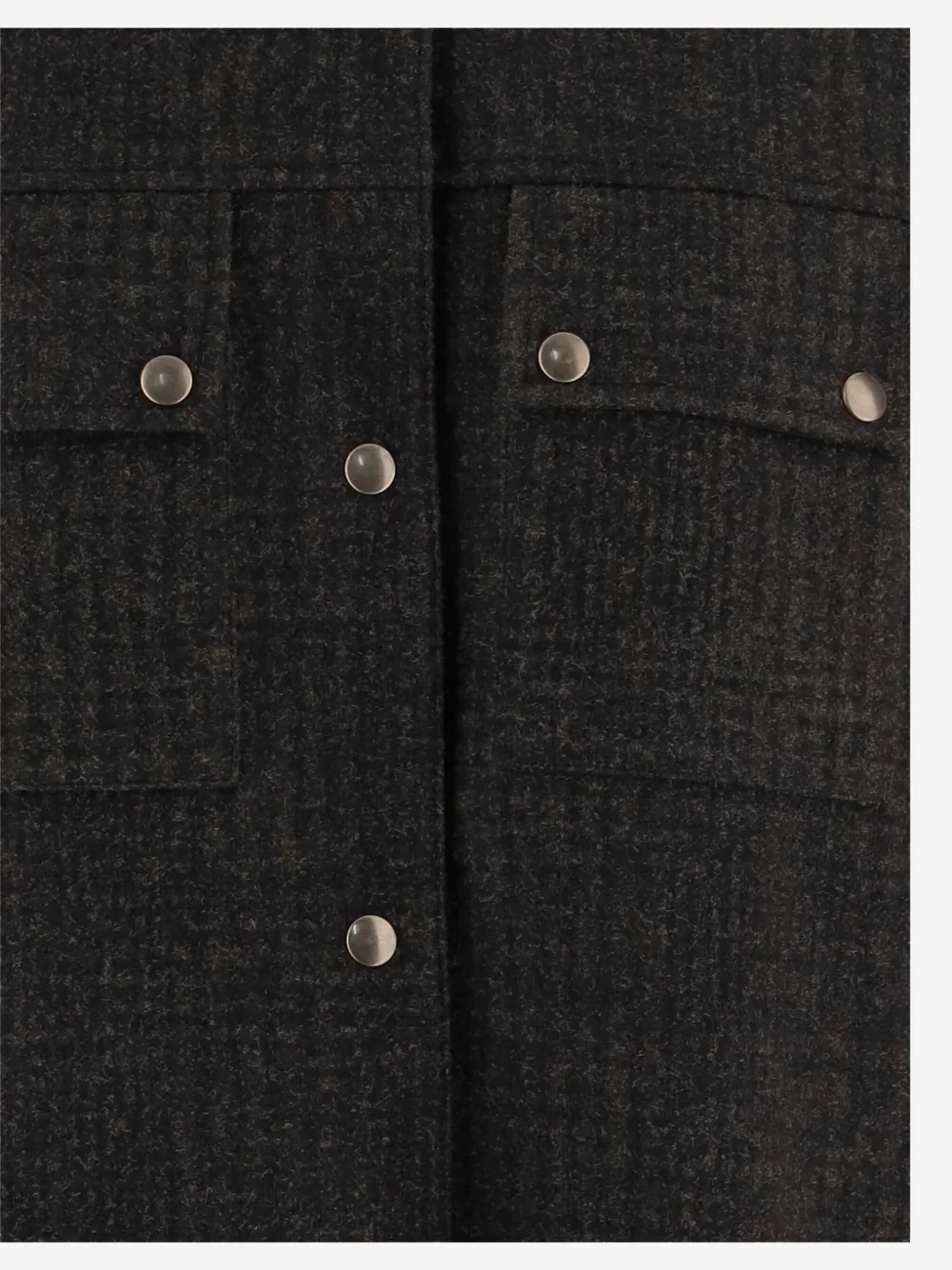  F.it Button-fastening Flap-pocket Shirt - Brown 