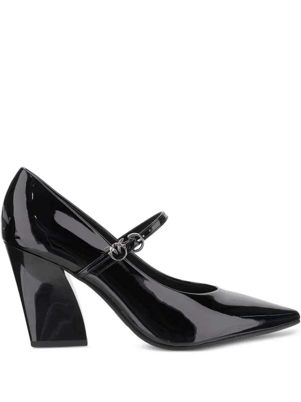 PINKO 80mm pointed-toe buckle pumps Black