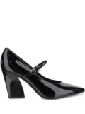 PINKO 80mm pointed-toe buckle pumps - Black