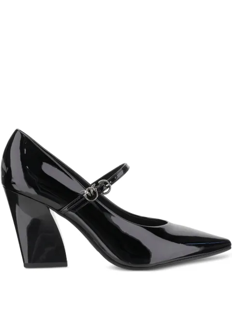 PINKO 80mm pointed-toe buckle pumps
