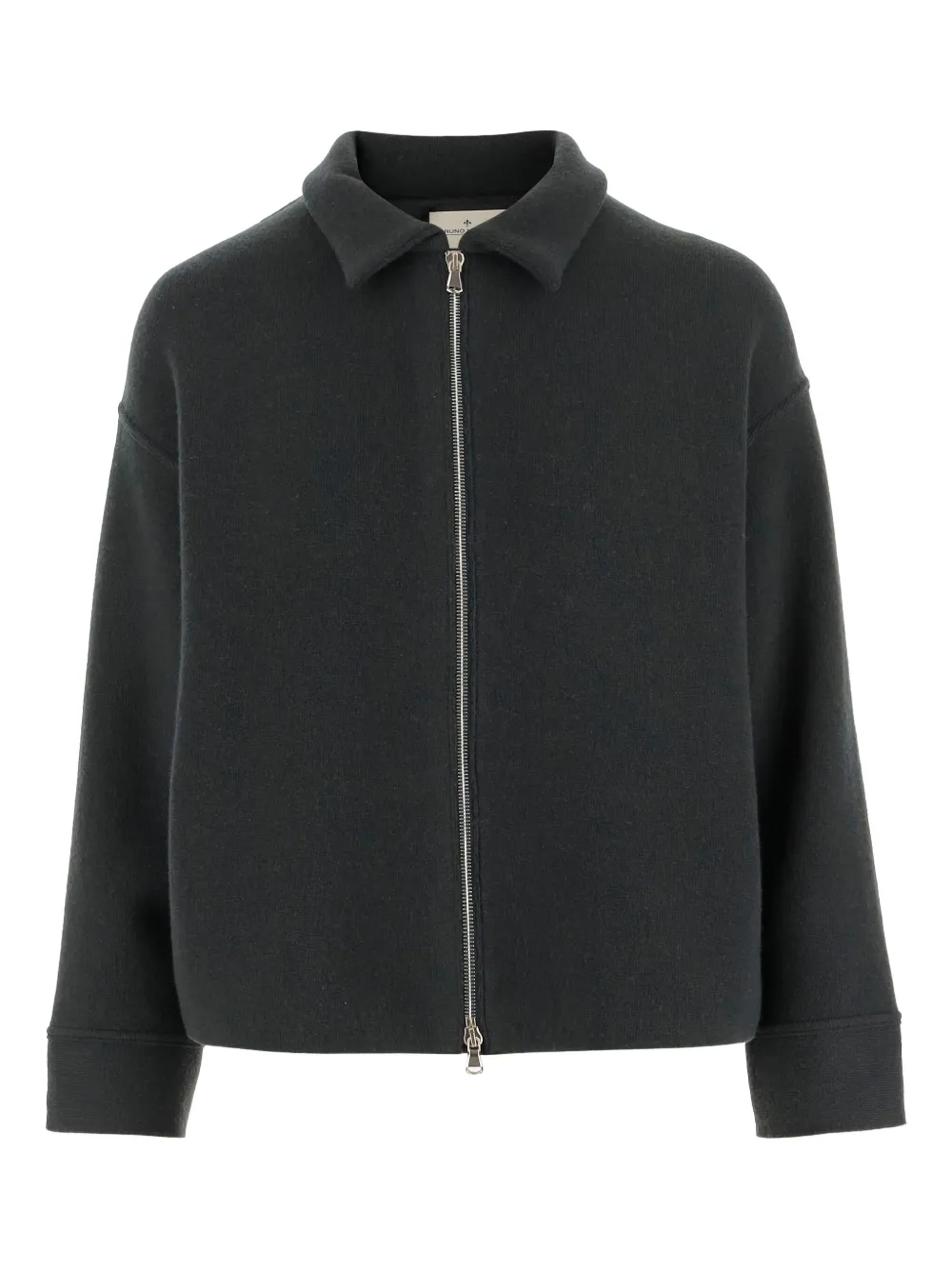 Bruno Manetti zip-front jacket | Green | Image 1