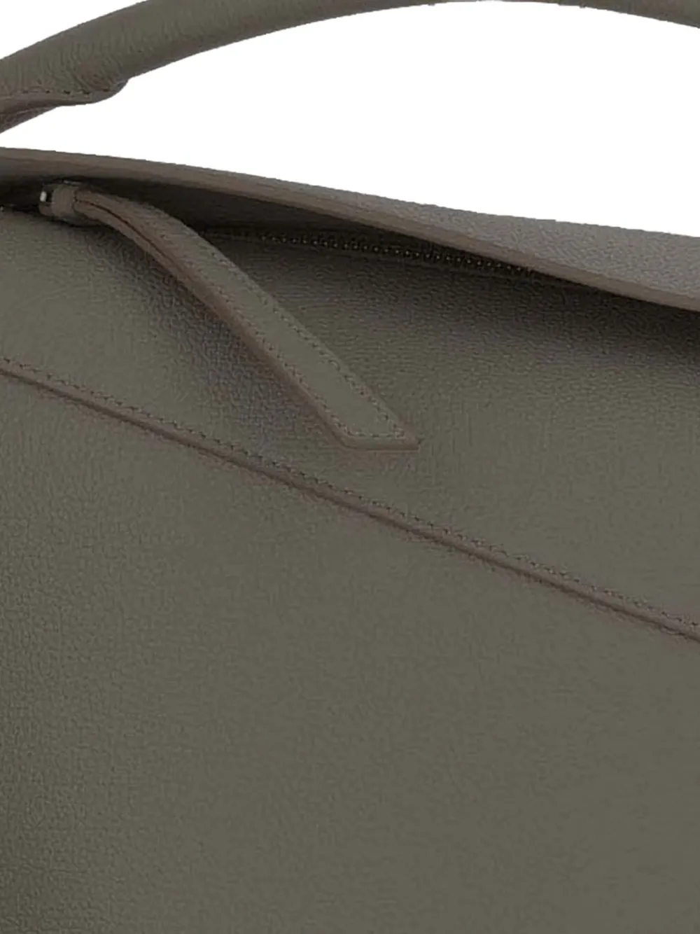 LOEWE Mini-shopper met logo-reliëf en handvat Groen
