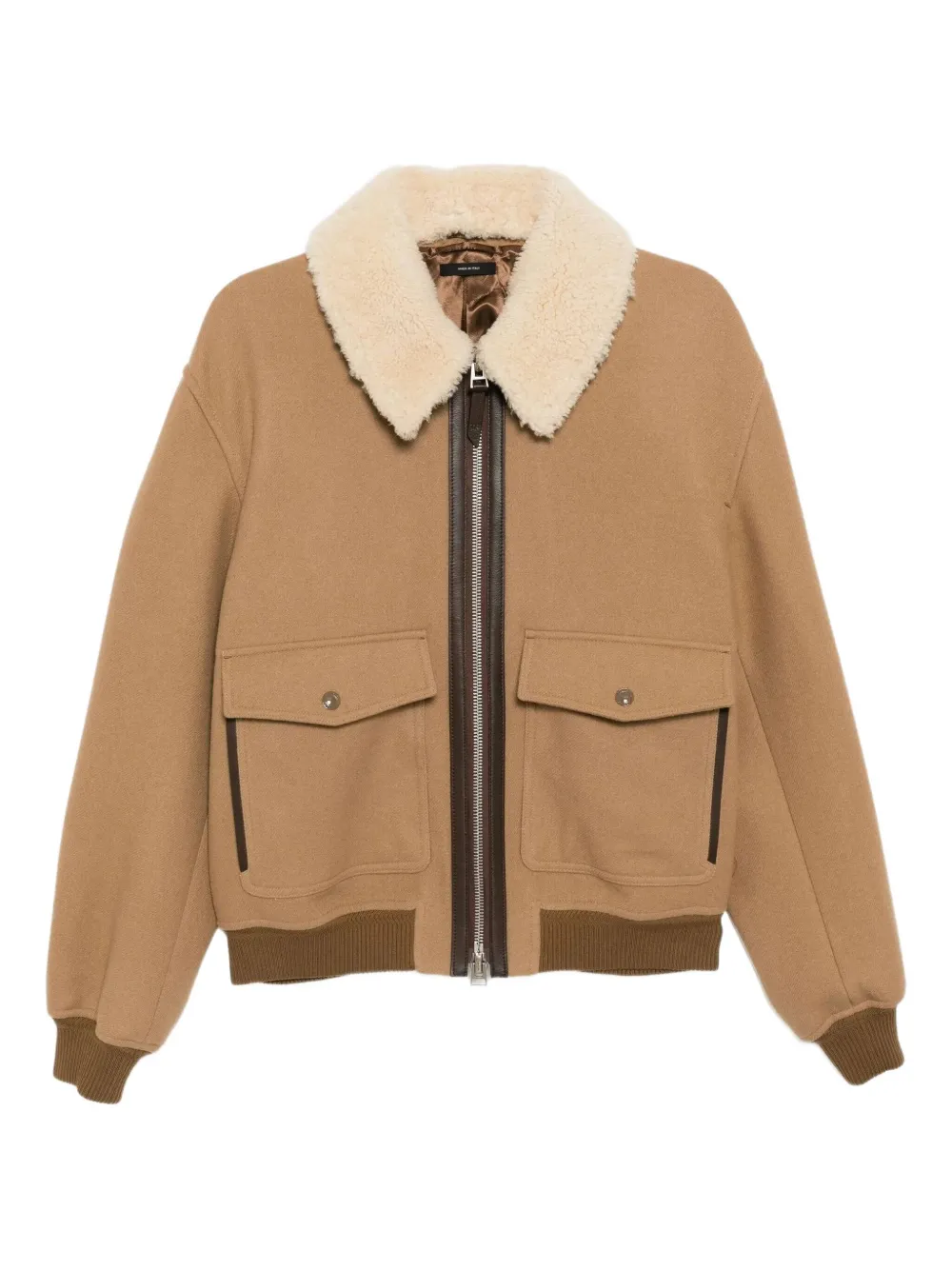 TOM FORD ボンバージャケット - ブラウン TOM FORD ボンバージャケット - ブラウン