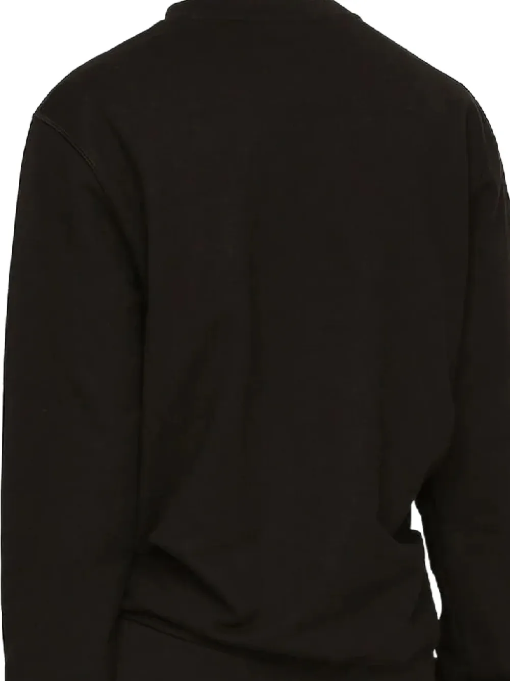 Dolce & Gabbana Logo-plaque Sweatshirt In Black