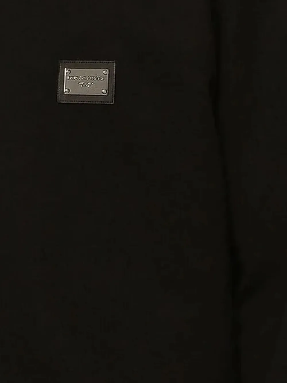 Dolce & Gabbana Logo-plaque Sweatshirt In Black