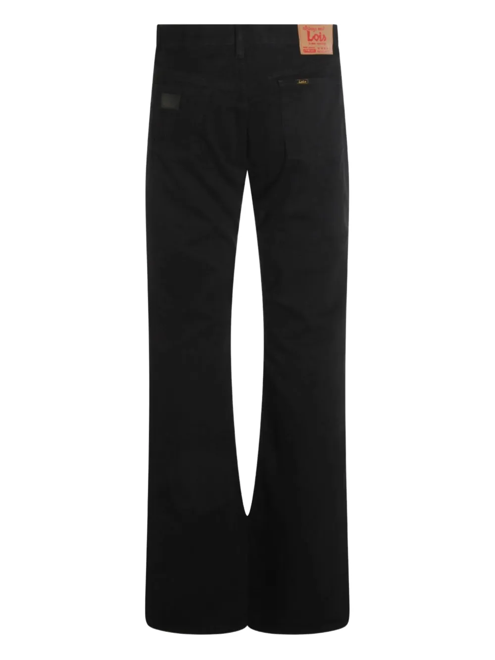 LOIS JEANS flare-leg cotton jeans - Zwart