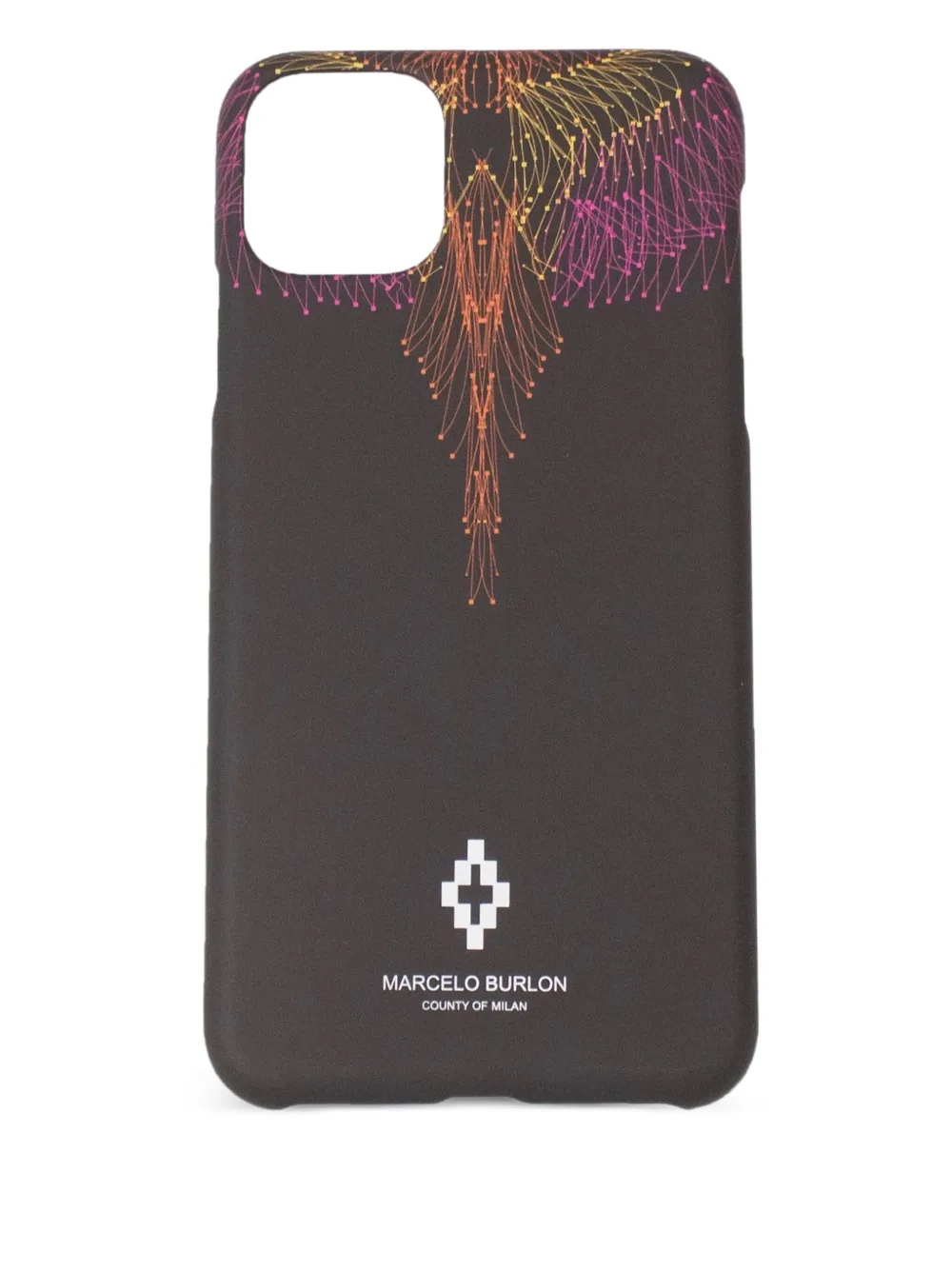 Marcelo Burlon County of Milan Beizier Wings iPhone 11 Pro Max case Zwart