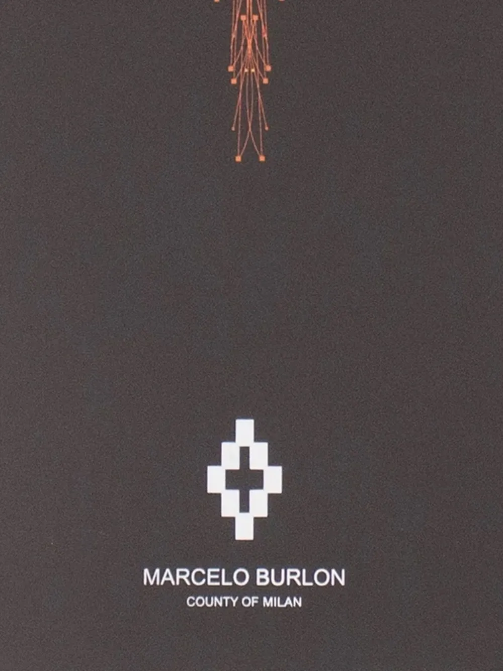 Marcelo Burlon County of Milan Telefoonhoesje met logoprint Zwart