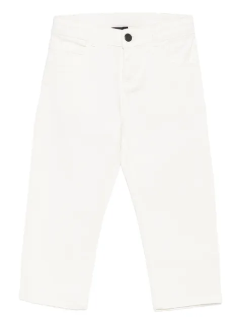 Fay Kids logo-patch trousers