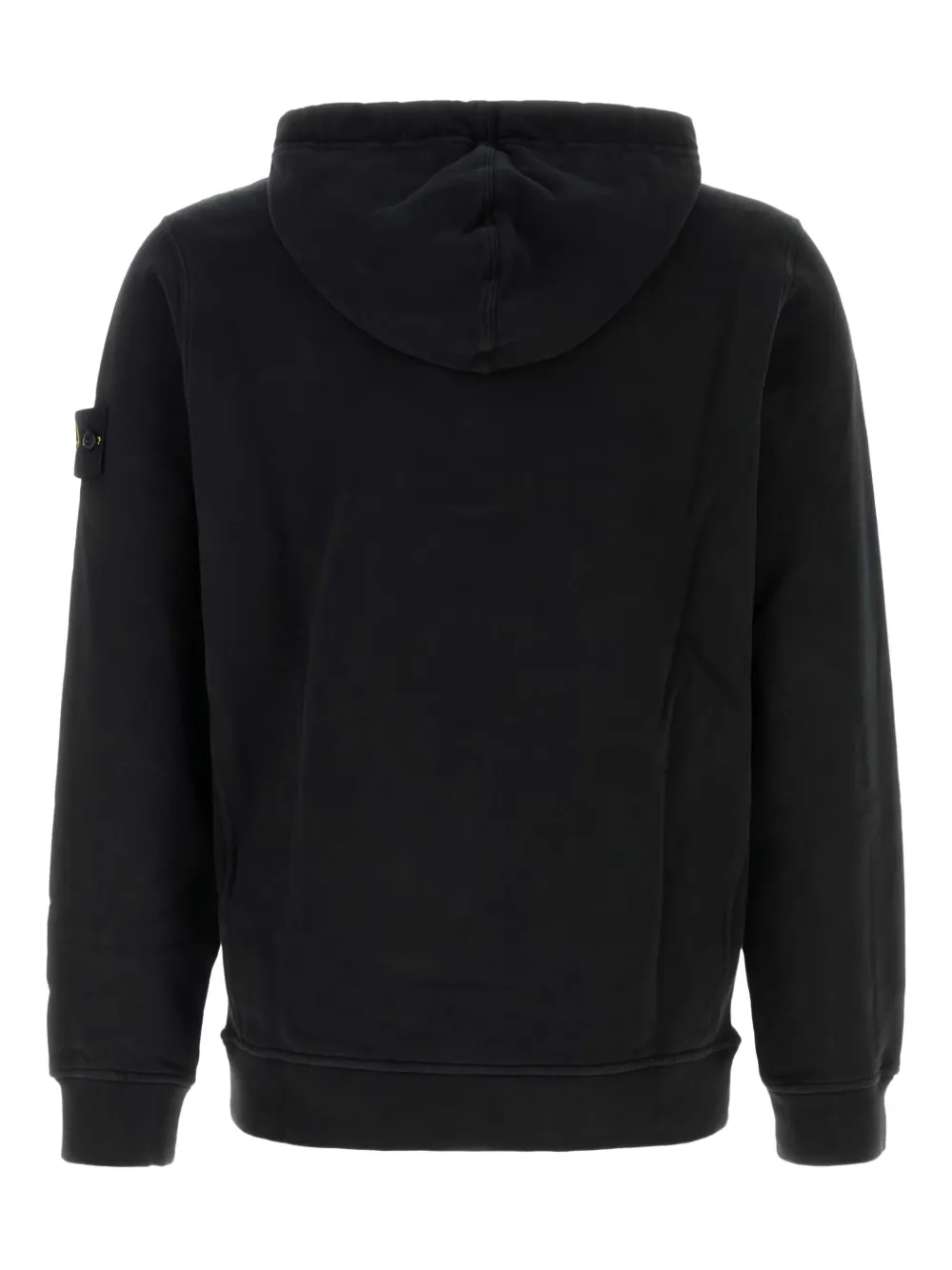 Stone Island 6100062 katoenen sweater met capuchon Zwart