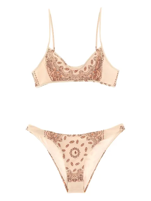 The Attico Bikini mit Paisley-Print