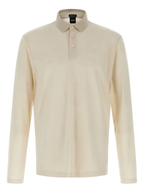 BOSS Langärmeliges Poloshirt