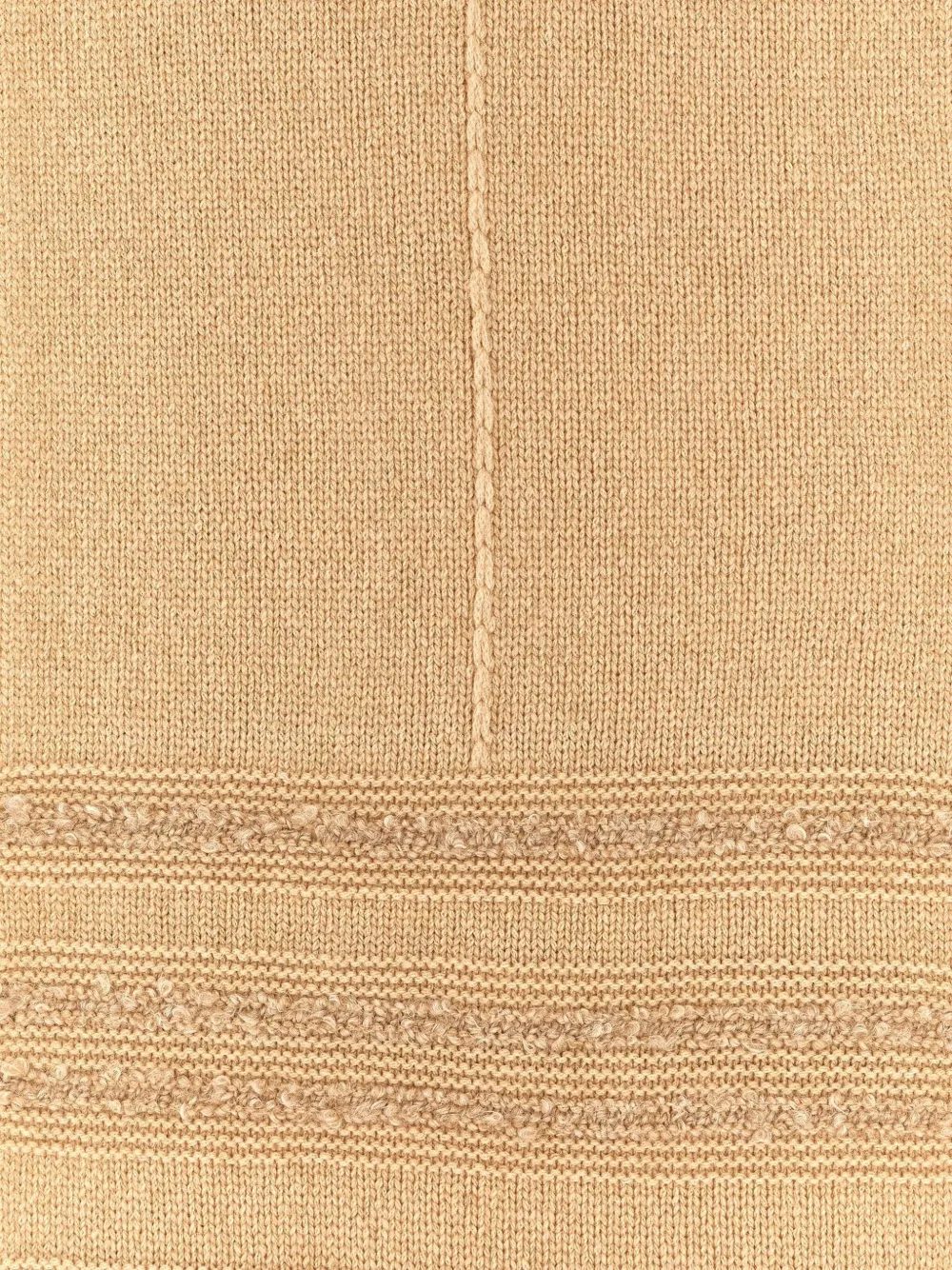 Fabiana Filippi Bouclé sjaal met franje Beige