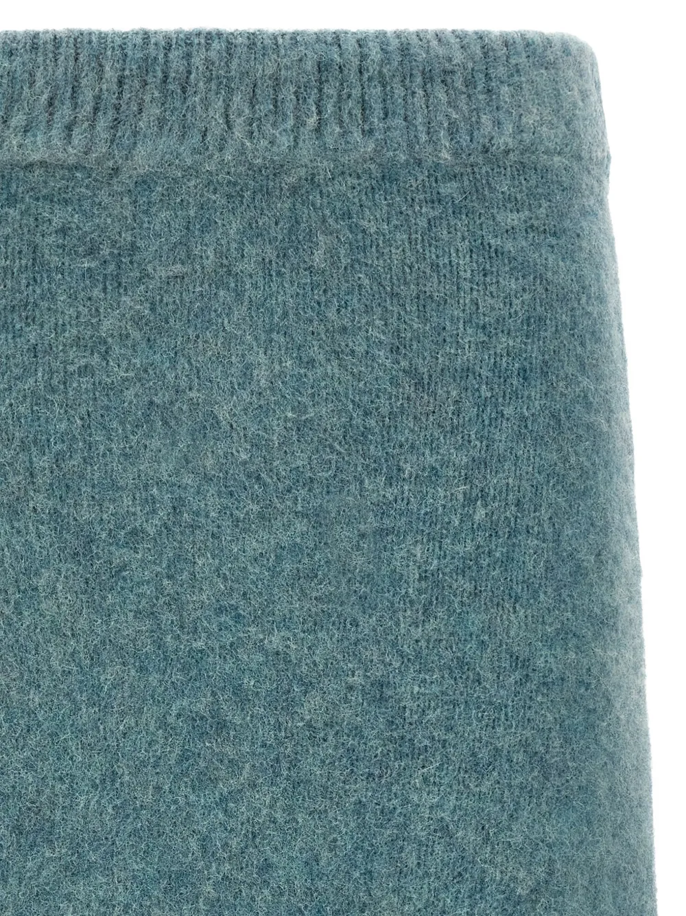 Jil Sander Gebreide midi-rok met elastische taille Blauw