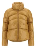 PINKO Mirco high-neck puffer jacket - Yellow