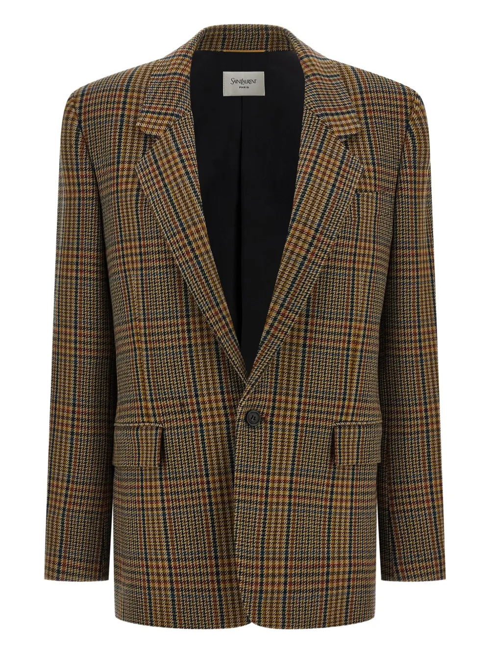 Saint Laurent Prince of Wales check blazer Bruin