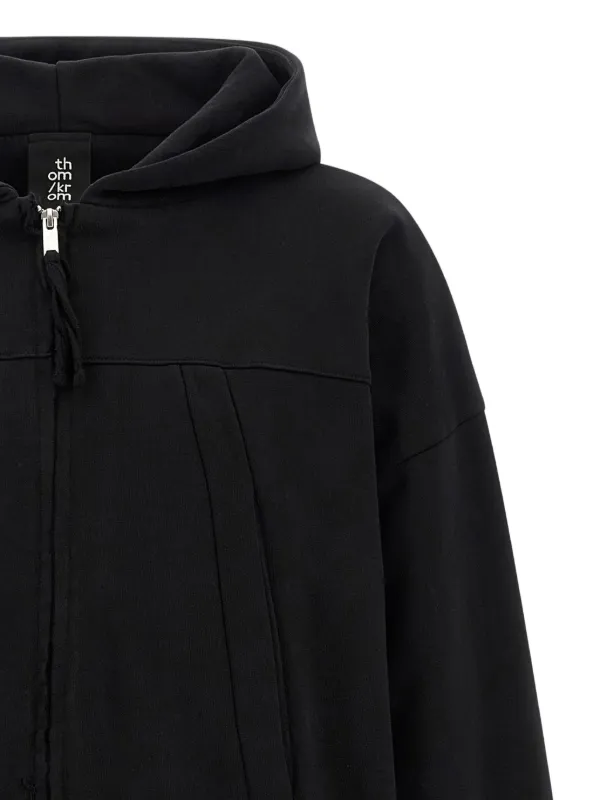 Thom Krom ジップアップ パーカー | ブラック | FARFETCH JP