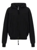 Thom Krom zip-fastening cotton hoodie - Black