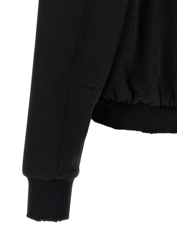 Thom Krom zip-fastening Cotton Hoodie | Black | FARFETCH