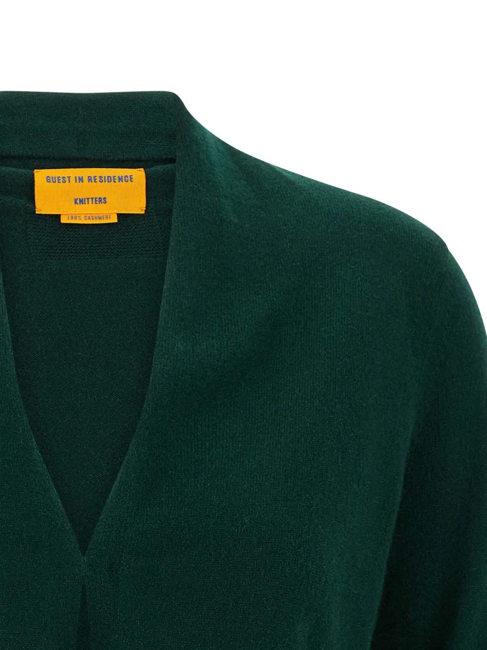 Guest In Residence Stealth kasjmier vest Groen
