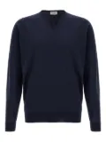 John Smedley v-neck sweater - Blue