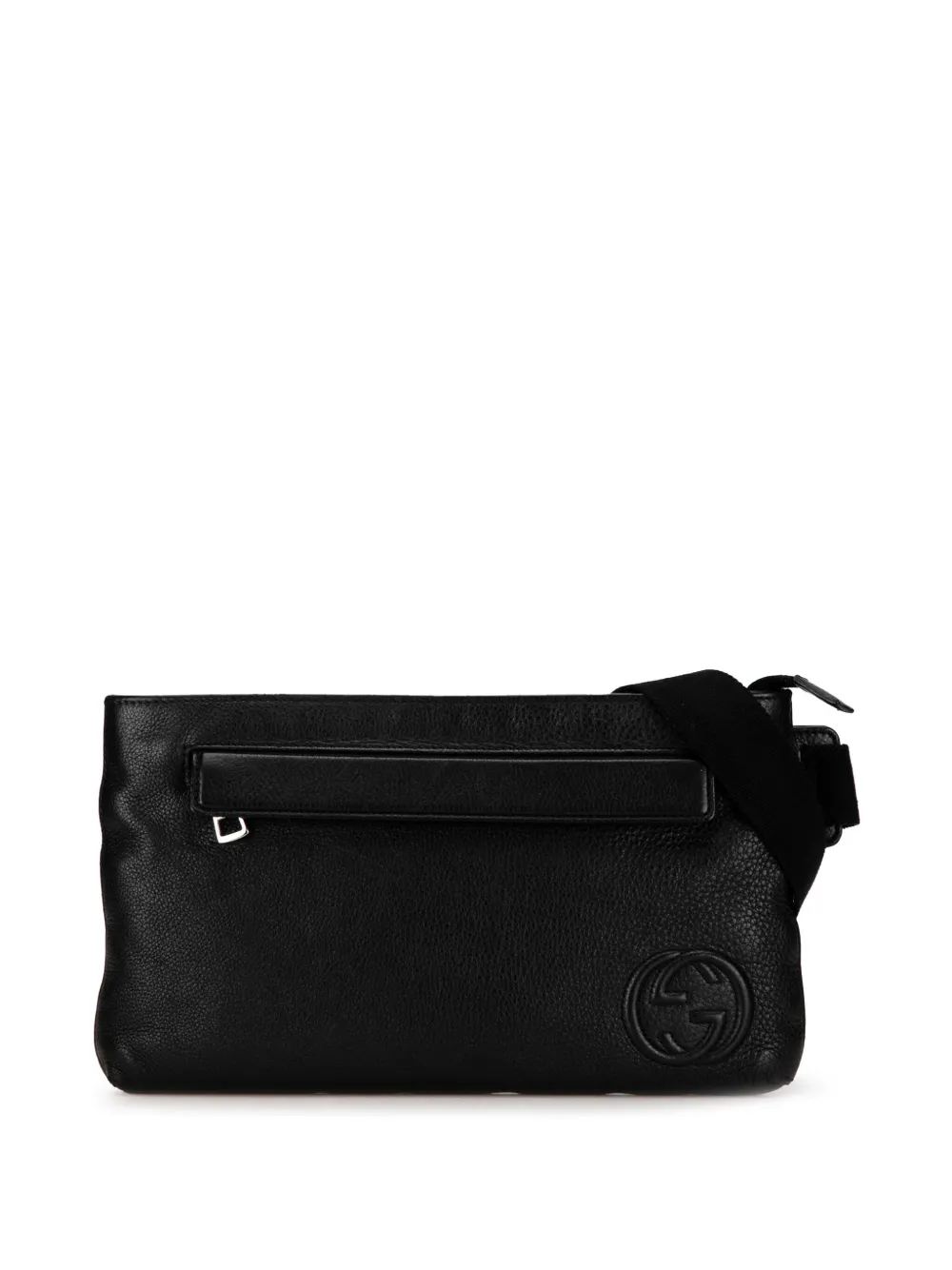 Gucci Pre-Owned 2000-2015 Leather Soho Zip belt bag - ブラック Gucci Pre-Owned 2000-2015 Leather Soho Zip belt bag - ブラック