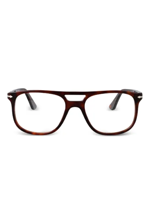 Persol lunettes de vue rectangulaires à double pont