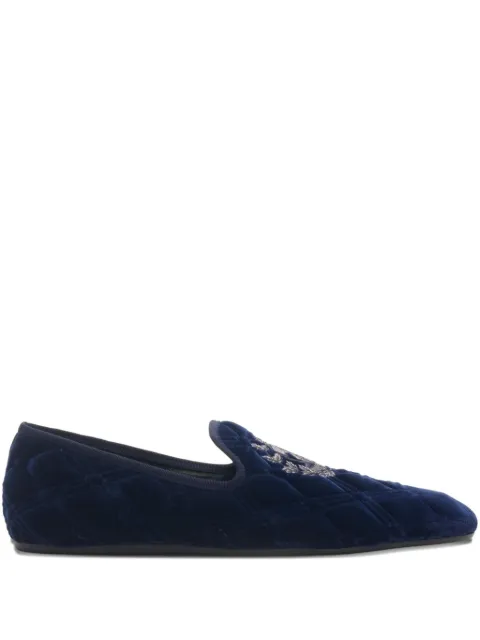 Burberry Estate quilted crest loafers