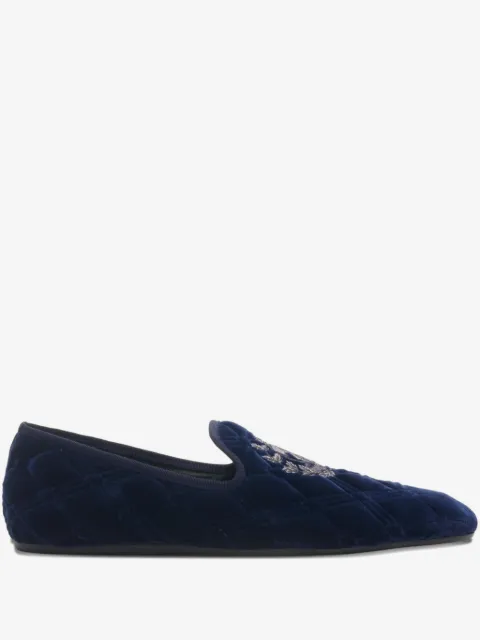 Burberry Estate quilted crest loafers