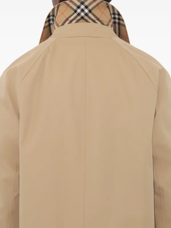 Burberry Camden raglan-sleeve Coat | Neutrals | FARFETCH