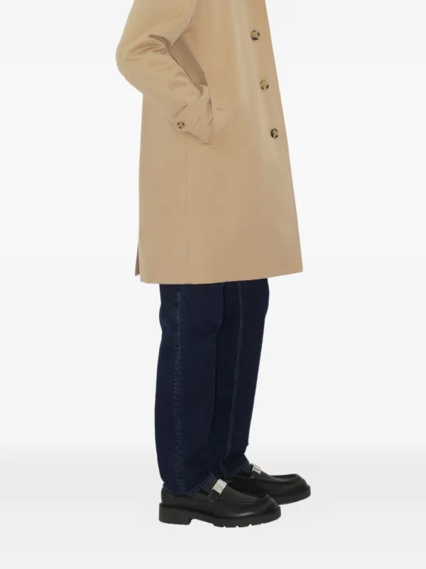Burberry Camden raglan-sleeve Coat | Neutrals | FARFETCH
