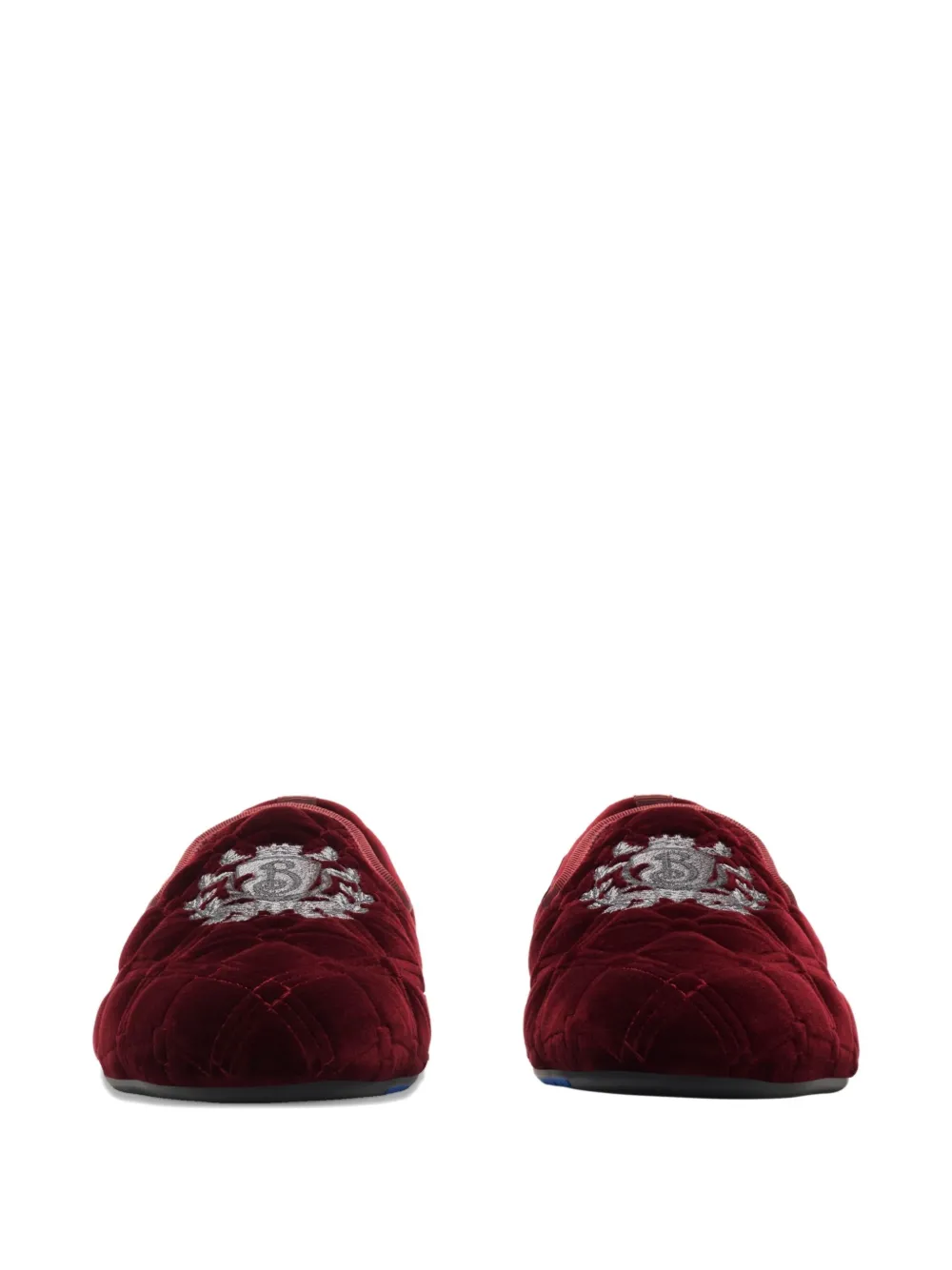 Burberry Estate gewatteerde loafers Rood