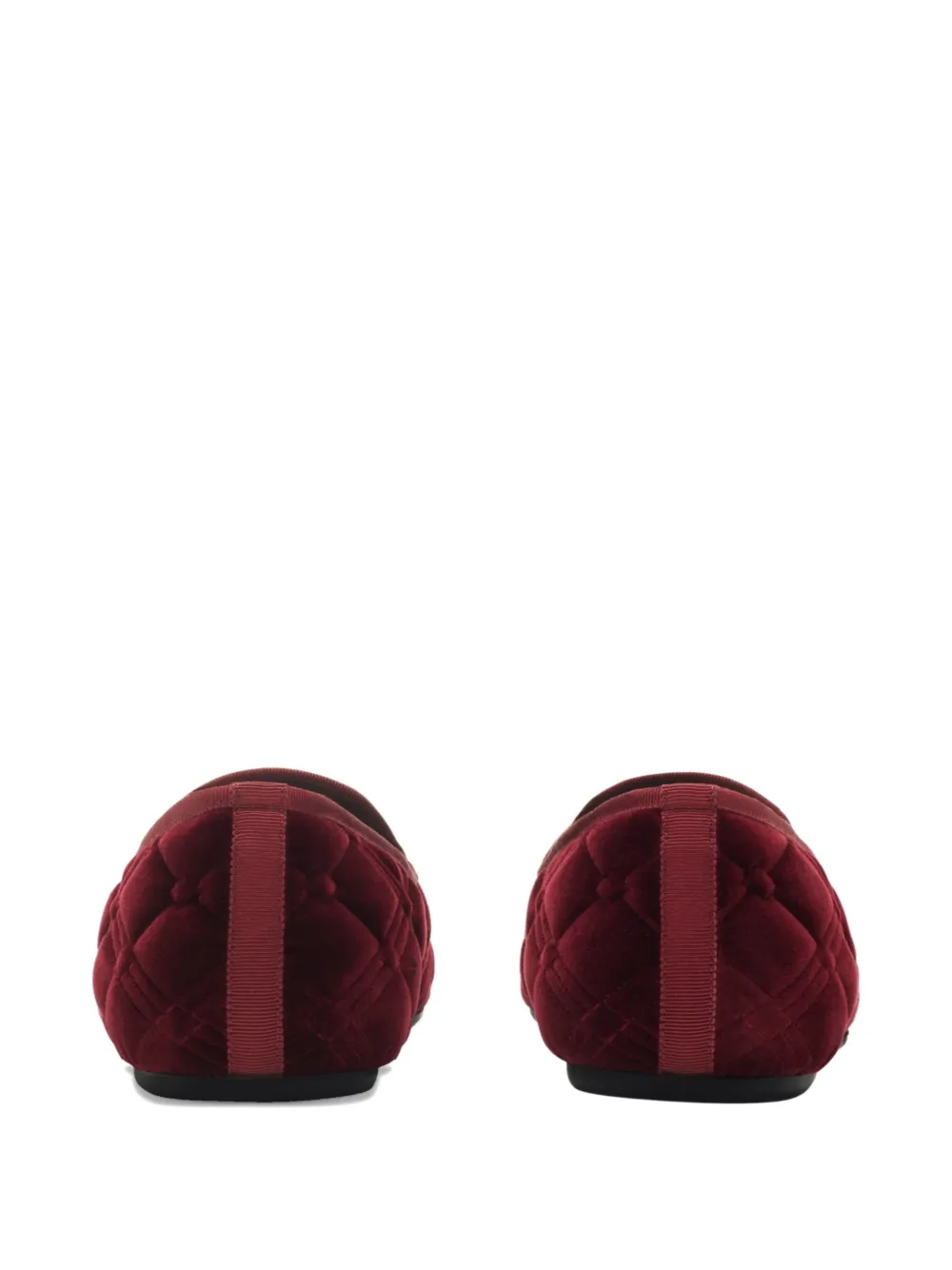Burberry Estate quilted crest loafers - Rood