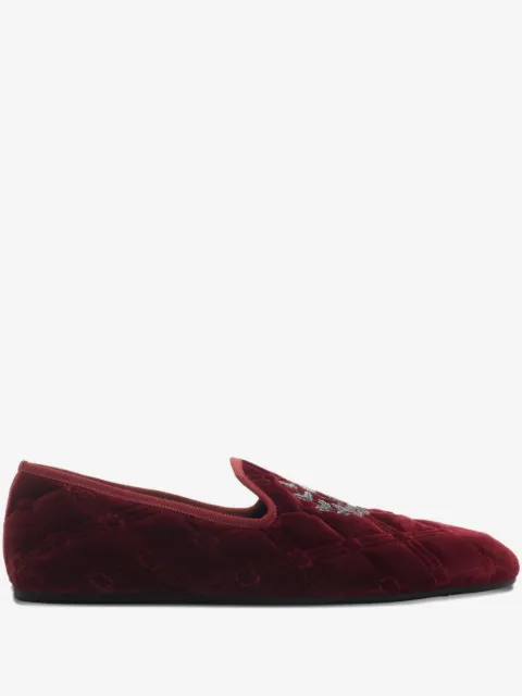 Burberry Estate quilted crest loafers