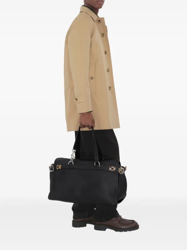 Burberry raglan-sleeve Button Trench Coat | Neutrals | FARFETCH